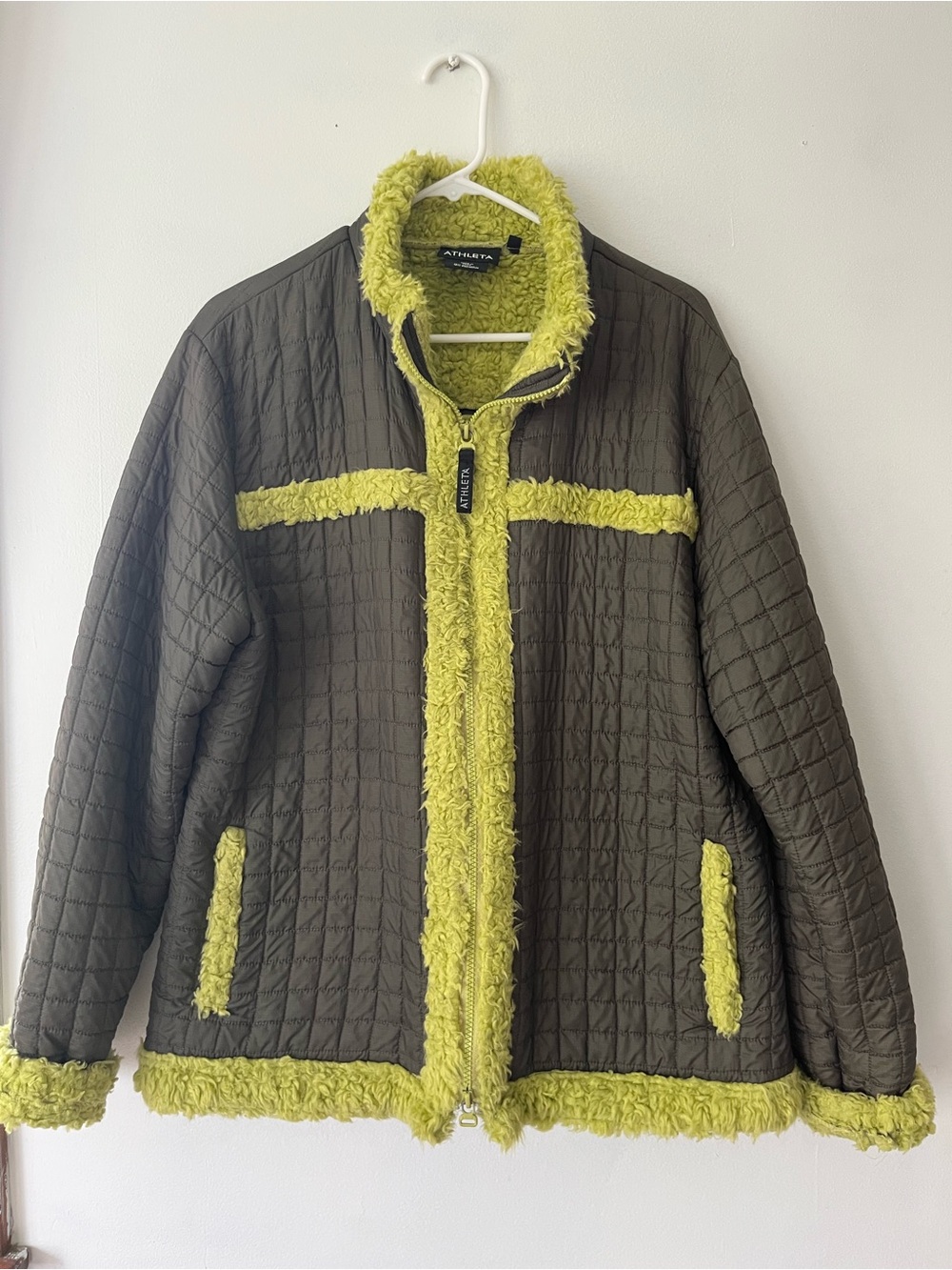 Athleta green jacket size XL
